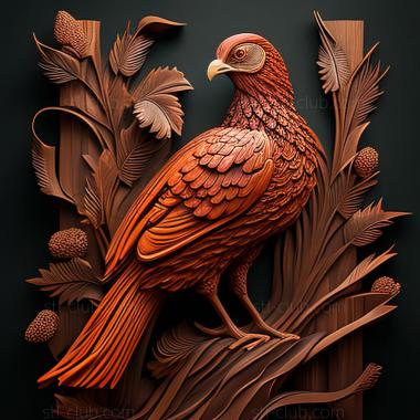 3D model st pheasant (STL)